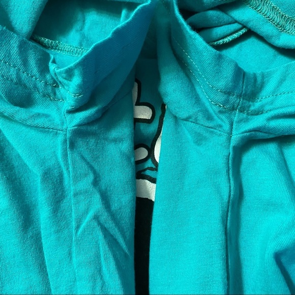 Peanuts Snoopy Teal Joe Cool Attitude Tee Shirt Cotton Medium M - Picture 8 of 10